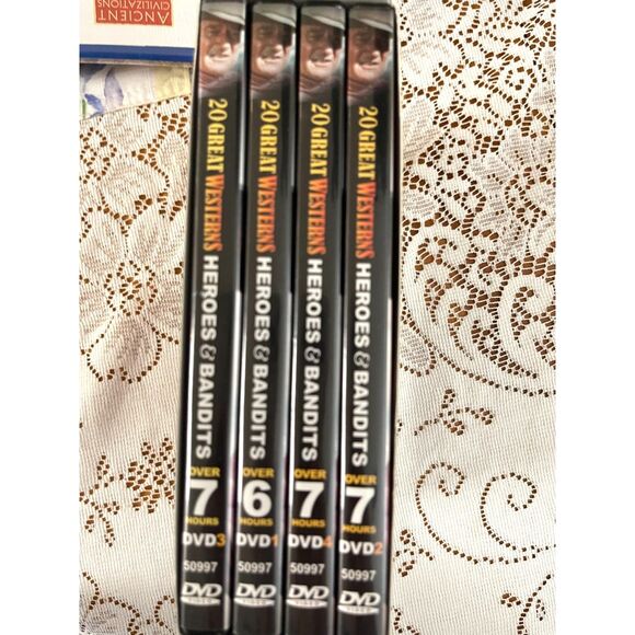 20 Great Westerns Heroes Bandits (4 DVD Boxed Set) - DVD - VERY GOOD - Picture 2 of 5